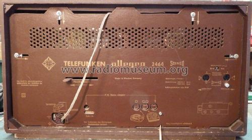 Allegro 2464; Telefunken (ID = 1874229) Radio