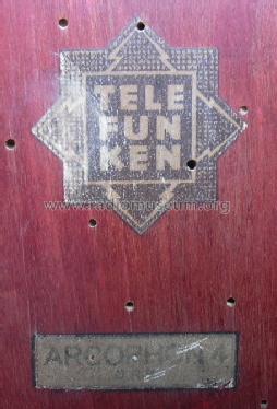 Arcophon 4 ; Telefunken (ID = 1438435) Lautspr.-K