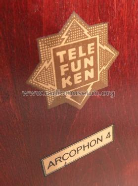Arcophon 4 ; Telefunken (ID = 1684618) Speaker-P