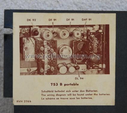 753B portable; Telefunken (ID = 1965851) Radio