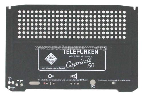 Capriccio 50 GW; Telefunken (ID = 109584) Radio