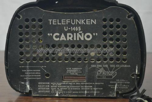 Cariño U1465; Telefunken (ID = 1907759) Radio