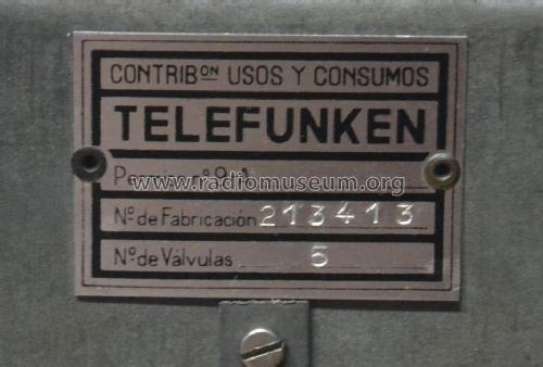 Cariño U1465; Telefunken (ID = 1907760) Radio