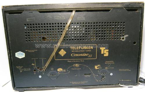 Concertino 55/TS; Telefunken (ID = 2623575) Radio