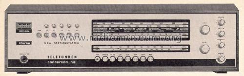 Concertino HiFi 101; Telefunken (ID = 31464) Radio