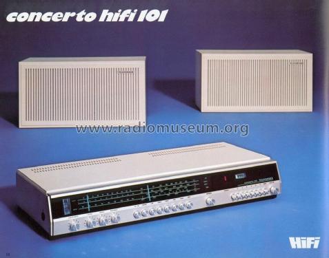 Concerto HiFi 101; Telefunken (ID = 2087409) Radio