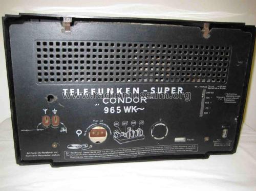 Condor 965WK ; Telefunken (ID = 446023) Radio