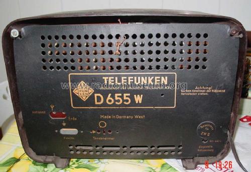 D655W; Telefunken (ID = 1095569) Radio