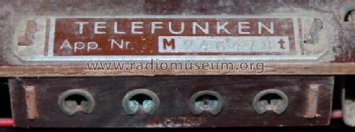 Deutscher Kleinempfänger DKE Sparmodell ohne Entbrummer; Telefunken (ID = 1330139) Radio