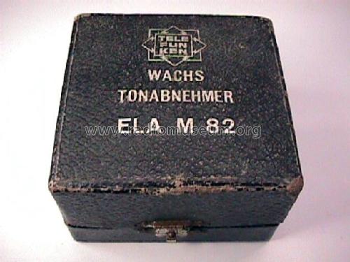 Wachstonabnehmer R6 Ela M82; Telefunken (ID = 164708) Microphone/PU