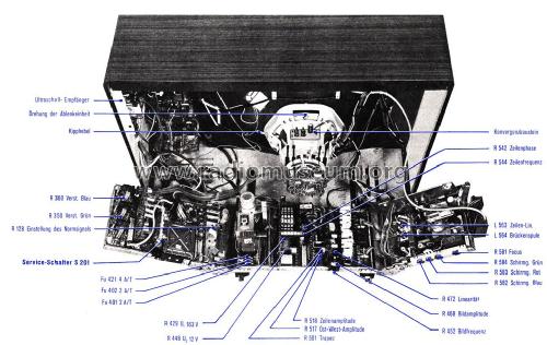 Farbfernseh-Chassis Ch= 712; Telefunken (ID = 2000024) Television