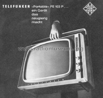 FE103P; Telefunken (ID = 519608) Television
