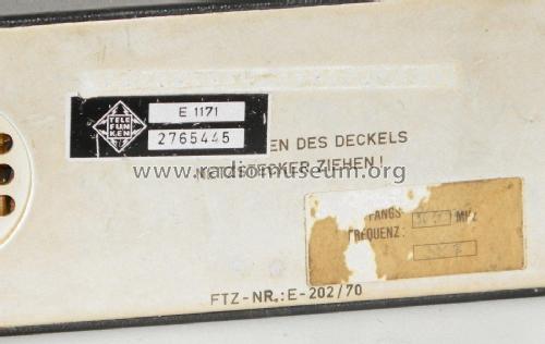 Funkwecker E1171; Telefunken (ID = 2500300) Commercial Re