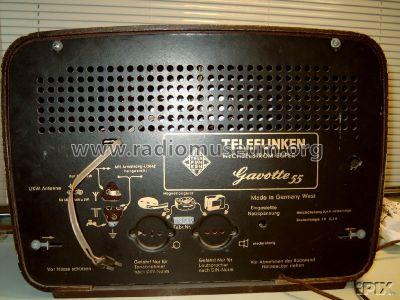 Gavotte 55; Telefunken (ID = 19559) Radio