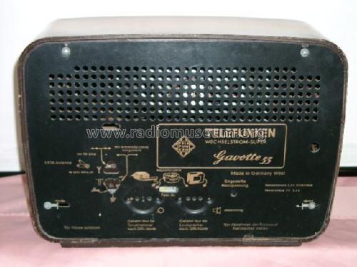 Gavotte 55; Telefunken (ID = 201811) Radio