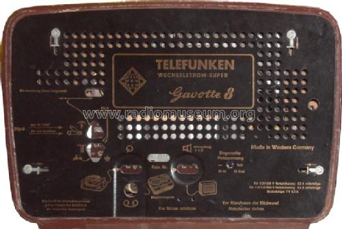 Gavotte 8; Telefunken (ID = 740351) Radio