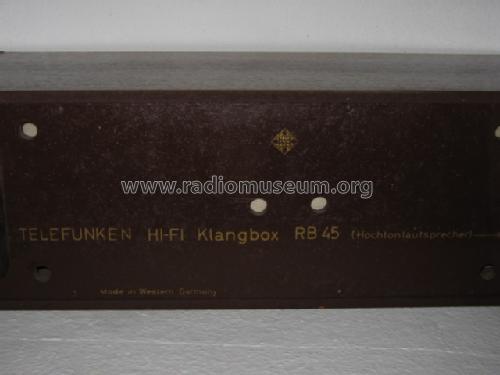 Hi-Fi Klangbox RB45; Telefunken (ID = 679222) Speaker-P