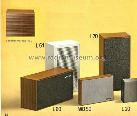 Hi Fi Lautsprecher Box L60; Telefunken (ID = 1912089) Speaker-P
