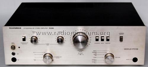 Integrated HiFi Stereo Amplifier TA-350; Telefunken (ID = 1950145) Ampl/Mixer