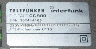 Interfunk Digitale CC 900; Telefunken (ID = 1704204) Radio