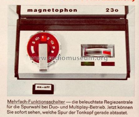 Magnetophon 230 M-230; Telefunken (ID = 2087299) R-Player