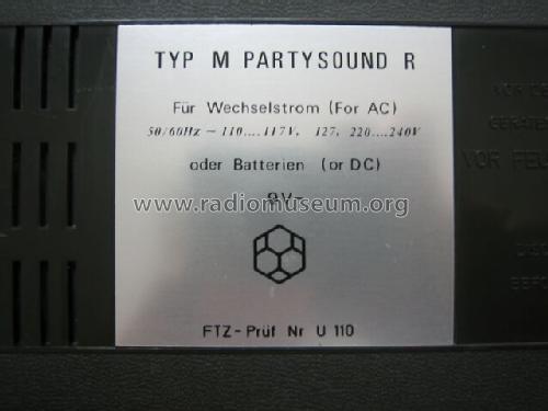Magnetophon Partysound R; Telefunken (ID = 460946) Radio