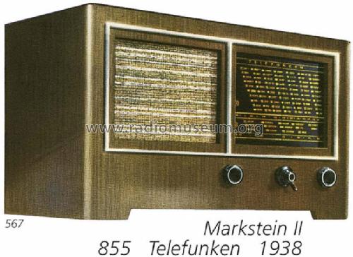 Markstein II 855W ; Telefunken (ID = 708775) Radio