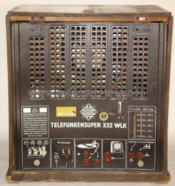 Meistersuper 332WLK ; Telefunken (ID = 2032661) Radio