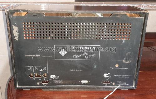 Operette 52U; Telefunken (ID = 2582638) Radio