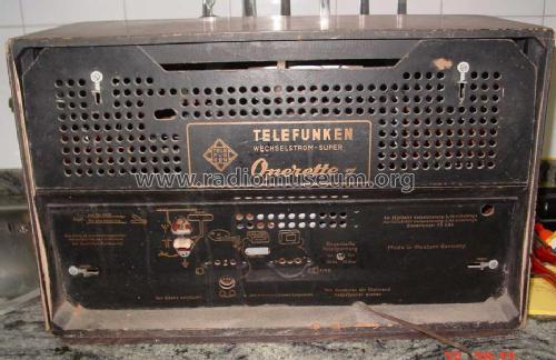 Operette 7; Telefunken (ID = 1100579) Radio