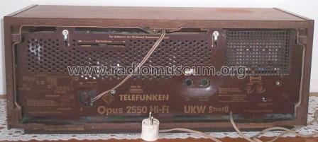 Opus 2550 Hi-Fi; Telefunken (ID = 407857) Radio