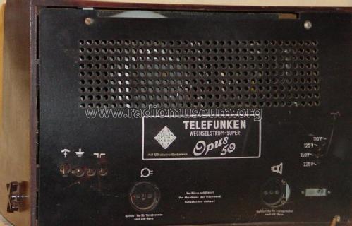 Opus 50W UKW; Telefunken (ID = 20144) Radio