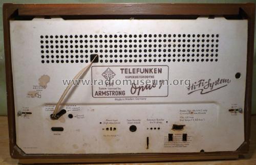 Opus 7 HiFi-System Licensed by Armstrong; Telefunken (ID = 1369884) Radio