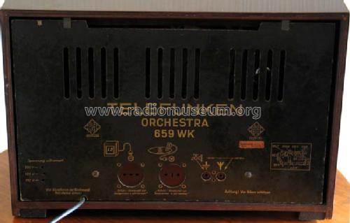 Orchestra 659WK; Telefunken (ID = 407454) Radio