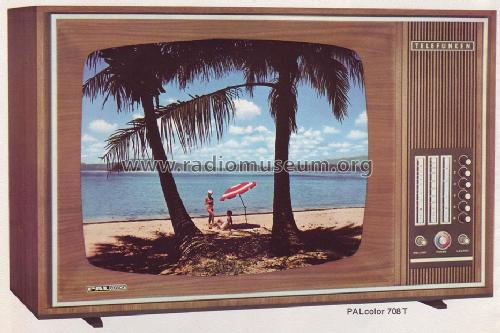 PALcolor 708T; Telefunken (ID = 268223) Televisión