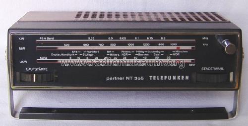 partner NT305; Telefunken (ID = 1679833) Radio