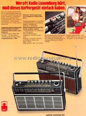 Partner Universal 501; Telefunken (ID = 2267639) Radio