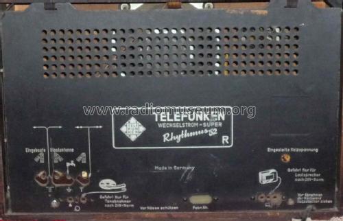 Rhythmus 52W; Telefunken (ID = 473448) Radio