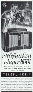 Spitzensuper 8001WK ; Telefunken (ID = 1755777) Radio