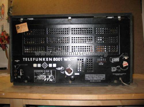 Spitzensuper 8001WK ; Telefunken (ID = 83146) Radio