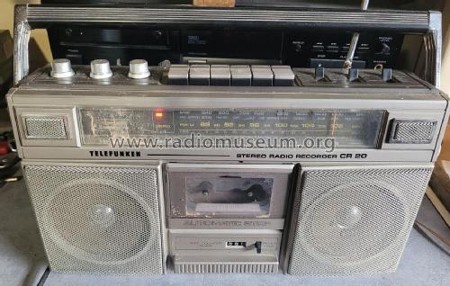 Stereo Radiorecorder CR20; Telefunken (ID = 2873157) Radio