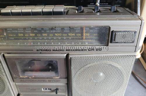 Stereo Radiorecorder CR20; Telefunken (ID = 2873158) Radio