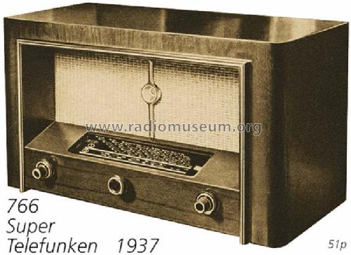 Super 766GW ; Telefunken (ID = 1122) Radio
