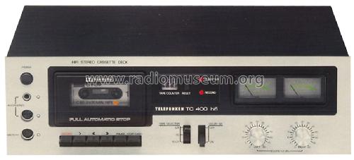 HiFi Stereo Cassette Deck TC-400 HiFi; Telefunken (ID = 756171) Reg-Riprod