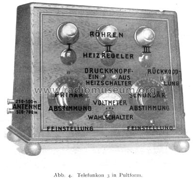 Telefunkon 3 ; Telefunken (ID = 2113837) Radio