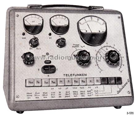Transistor-Messgerät Teletrans II It Ts 659/1; Telefunken (ID = 2766073) Equipment