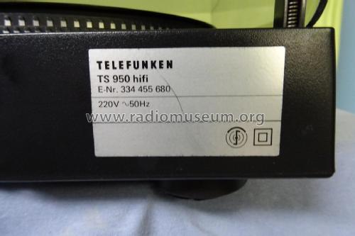TS 950 HiFi; Telefunken (ID = 2729910) R-Player
