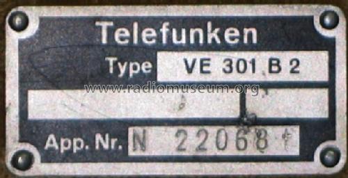 VE301B2; Telefunken (ID = 1564131) Radio