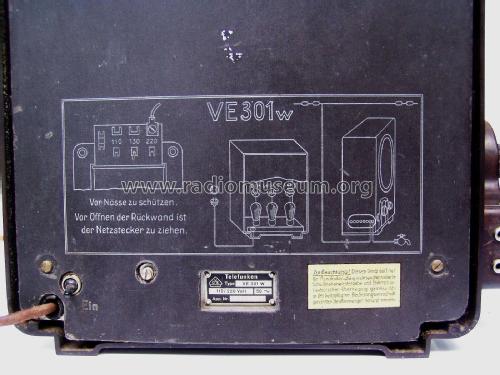 Volksempfänger VE301W; Telefunken (ID = 2631648) Radio