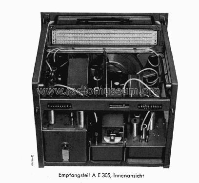 Weitverkehr-Empfangsanlage TRANSRADIO III ESt 305 Kw; Telefunken (ID = 1356601) Misc